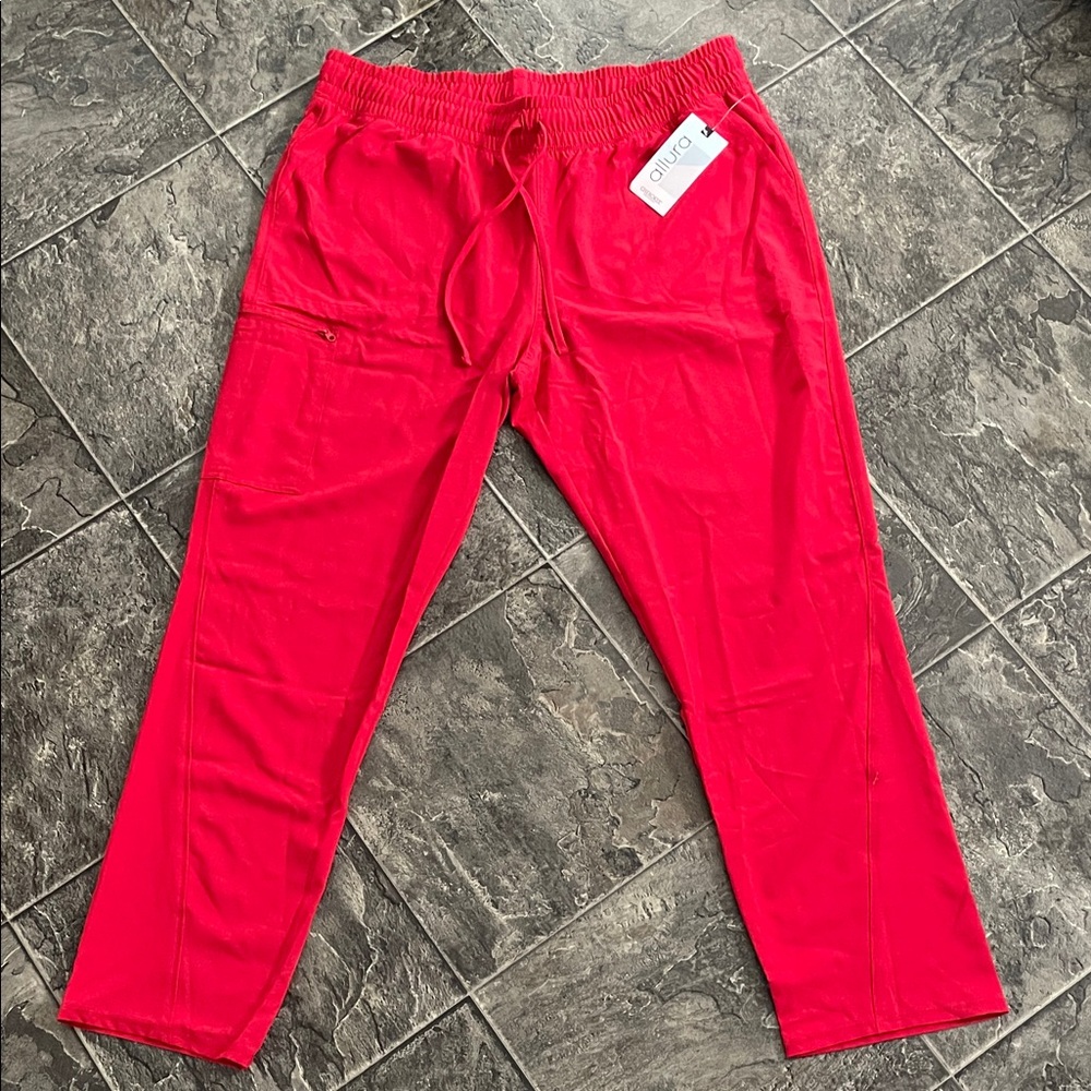 ⭐️NWT CHEROKEE Scrub Pants Allura Drawstring Moisture Wicking 4Way Stretch